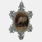 Kodiak-Beer Tin Sneeuwvlok Ornament (Links)