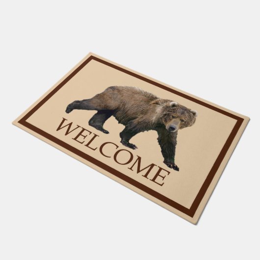 Kodiak-Beer - Welkom Deurmat (Schuin)