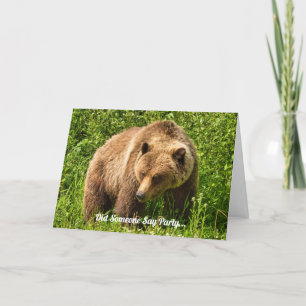 Kodiak Grizzly Grappige Verjaardagskaart Kaart