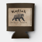 Kodiak Salmon Label Blikjeskoeler (Voorkant)