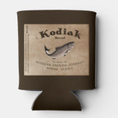 Kodiak Salmon Label Blikjeskoeler (Achterkant)