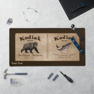 Kodiak Salmon Label Bureaumat