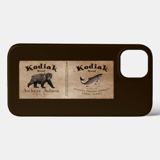 Kodiak Salmon Label Case-Mate iPhone Case (Achterkant (horizontaal))