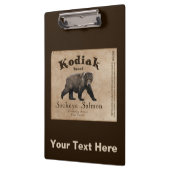 Kodiak Salmon Label Klembord (Links)