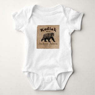 Kodiak Salmon Label Romper