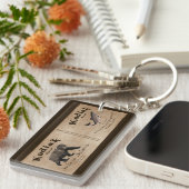 Kodiak Salmon Label Sleutelhanger (Voorkant Rechts)