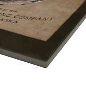  Kodiak Salmon Label Snijplank (Hoek)