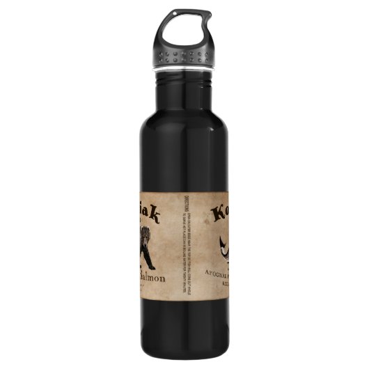  Kodiak Salmon Label Waterfles (Voorkant)