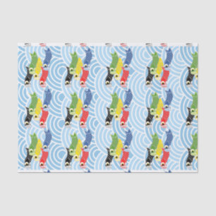 Kodomo-no-hi Carp Streamers Tissuepapier