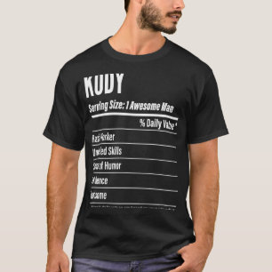 Kody voedingsfeiten serveren grootte calorieën t-shirt
