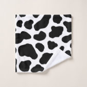 Koe afdrukken bad handdoek (Wasdoekje)