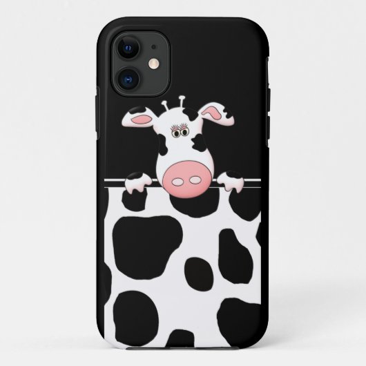Koe afdrukken Case-Mate iPhone case (Achterkant)