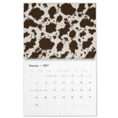Koe afdrukken kalender (Feb 2027)