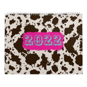 Koe afdrukken kalender