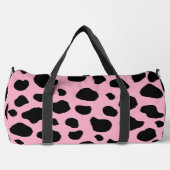 Koe afdrukken, Koe Patroon, Koe spots, roze Koe Plunjezak (Voorkant)