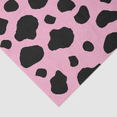 Koe afdrukken, Koe Patroon, Koe spots, roze Koe Tissuepapier (Detail)