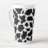 Koe afdrukken latte mok (Linkerhoek)