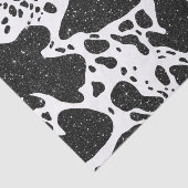 Koe afdrukken met Glitter Tissuepapier (Detail)