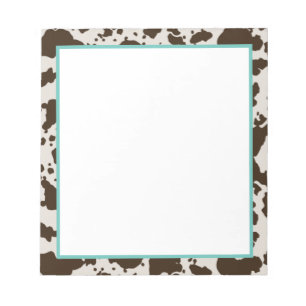 Koe afdrukken notitieblok