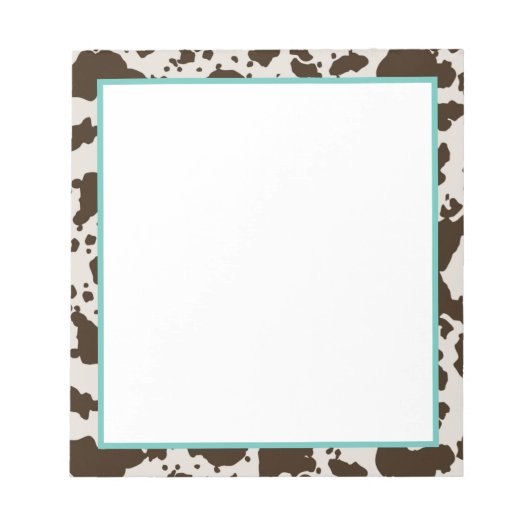 Koe afdrukken notitieblok (Voorkant)