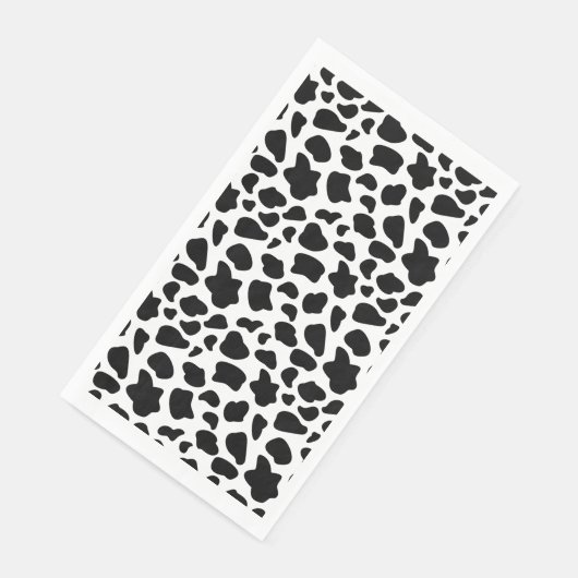 Koe afdrukken servet (Hoek)