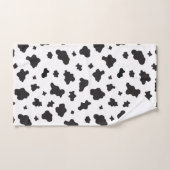 Koe Afdrukken zwart en wit Bad Handdoek (Handdoek)