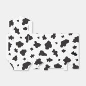 Koe Afdrukken zwart en wit Bedankdoosjes (Uitgevouwen)