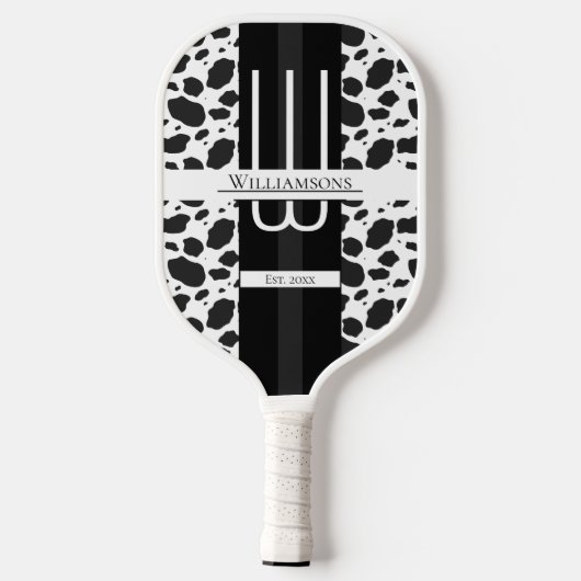 Koe Afdrukmonogram Pickleball Paddle (Achterkant)