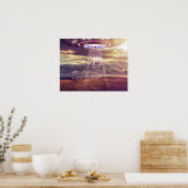 Koe afgenomen door Aliens Fantasy Art Poster (Keuken)