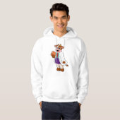 Koe als verpleegster met boek hoodie (Voorkant volledig)