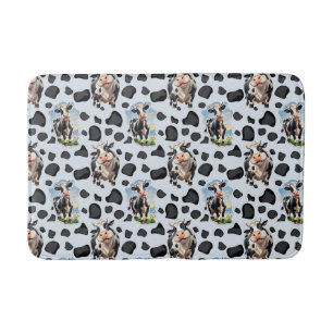 Koe Animal Pattern Design Badmat