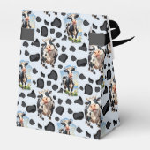 Koe Animal Pattern Design Bedankdoosjes (Achterkant)
