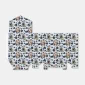 Koe Animal Pattern Design Bedankdoosjes (Uitgevouwen)