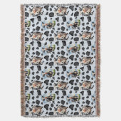 Koe Animal Pattern Design Deken (Voorkant Verticaal)