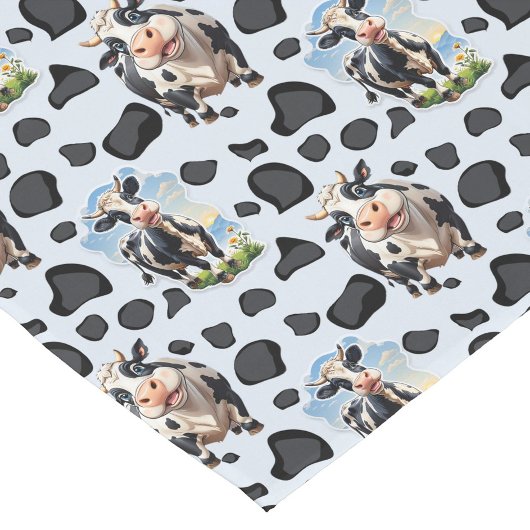 Koe Animal Pattern Design Korte Tafelloper