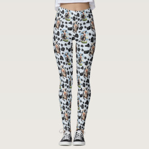 Koe Animal Pattern Design Leggings