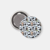 Koe Animal Pattern Design Magneet (Voorkant / Achterkant)