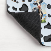 Koe Animal Pattern Design Muismat (Hoek)