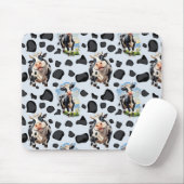 Koe Animal Pattern Design Muismat (Met muis)