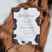 Koe Baby shower Kaart