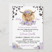 Koe Baby shower Kaart (Voorkant)