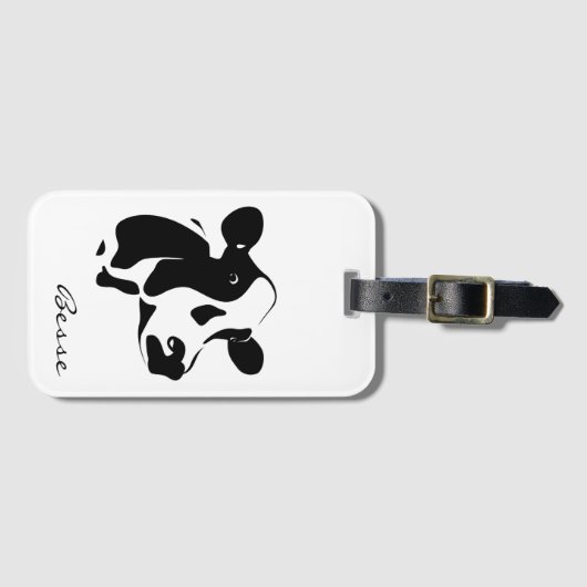 Koe Bagagelabel (Voorkant (horizontaal))