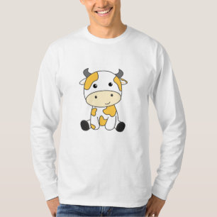 Koe Banana Kawaii Retro Japanse Koeien voor banane T-shirt