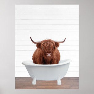 Koe Bathtub Home Decor Bathroom Poster