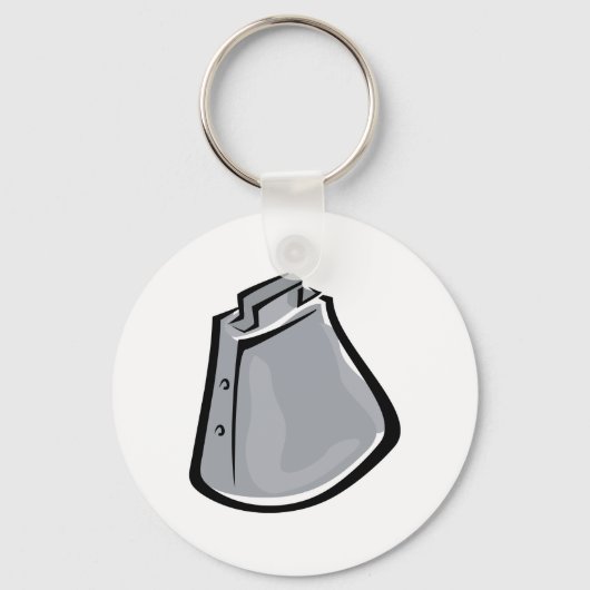 Koe Bell Sleutelhanger (Voorkant)