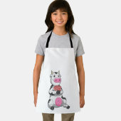 Koe bij Poker met pokerkaarten Schort (Insitu)