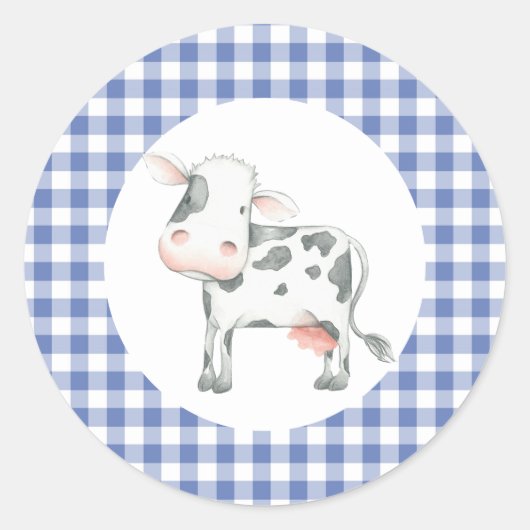 Koe Birthday sticker (Voorkant)