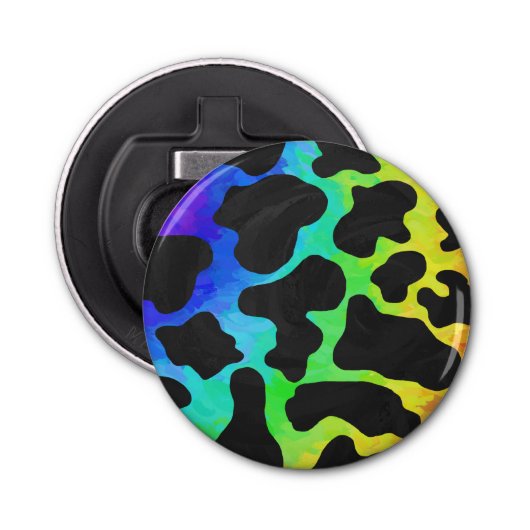 Koe Black en Rainbow Stuff Button Flesopener (Voorkant)
