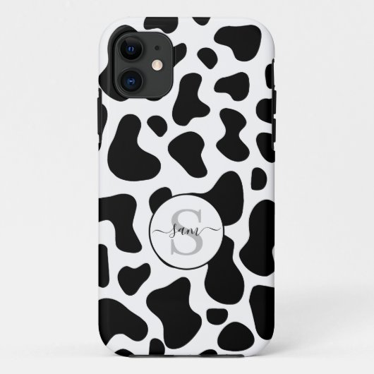 Koe Black White Hoesje-Mate iPhon Case-Mate iPhone Case (Achterkant)