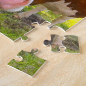 Koe Boerderij Dierfoto Legpuzzel (Zijkant)